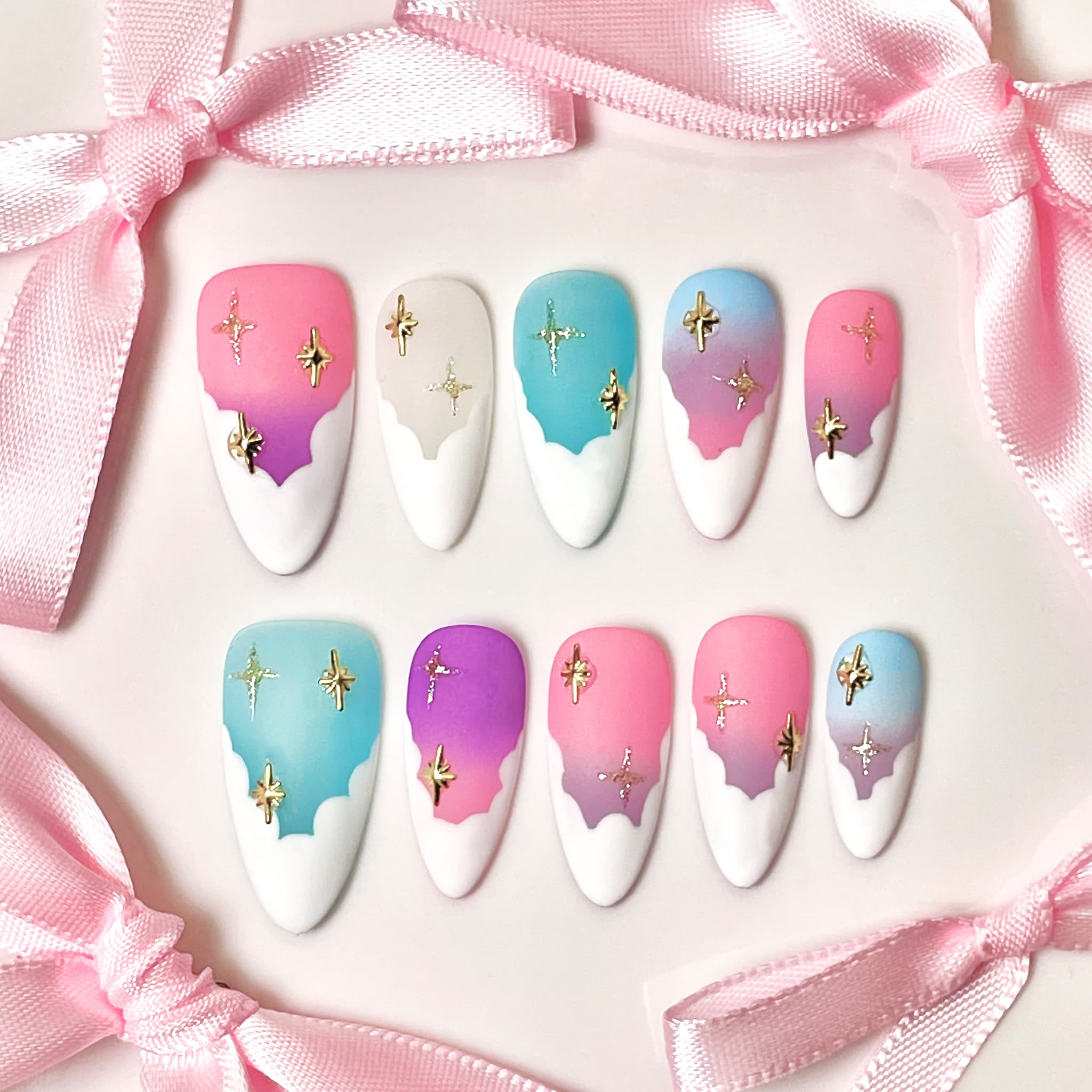 Pastel Press-on Nails