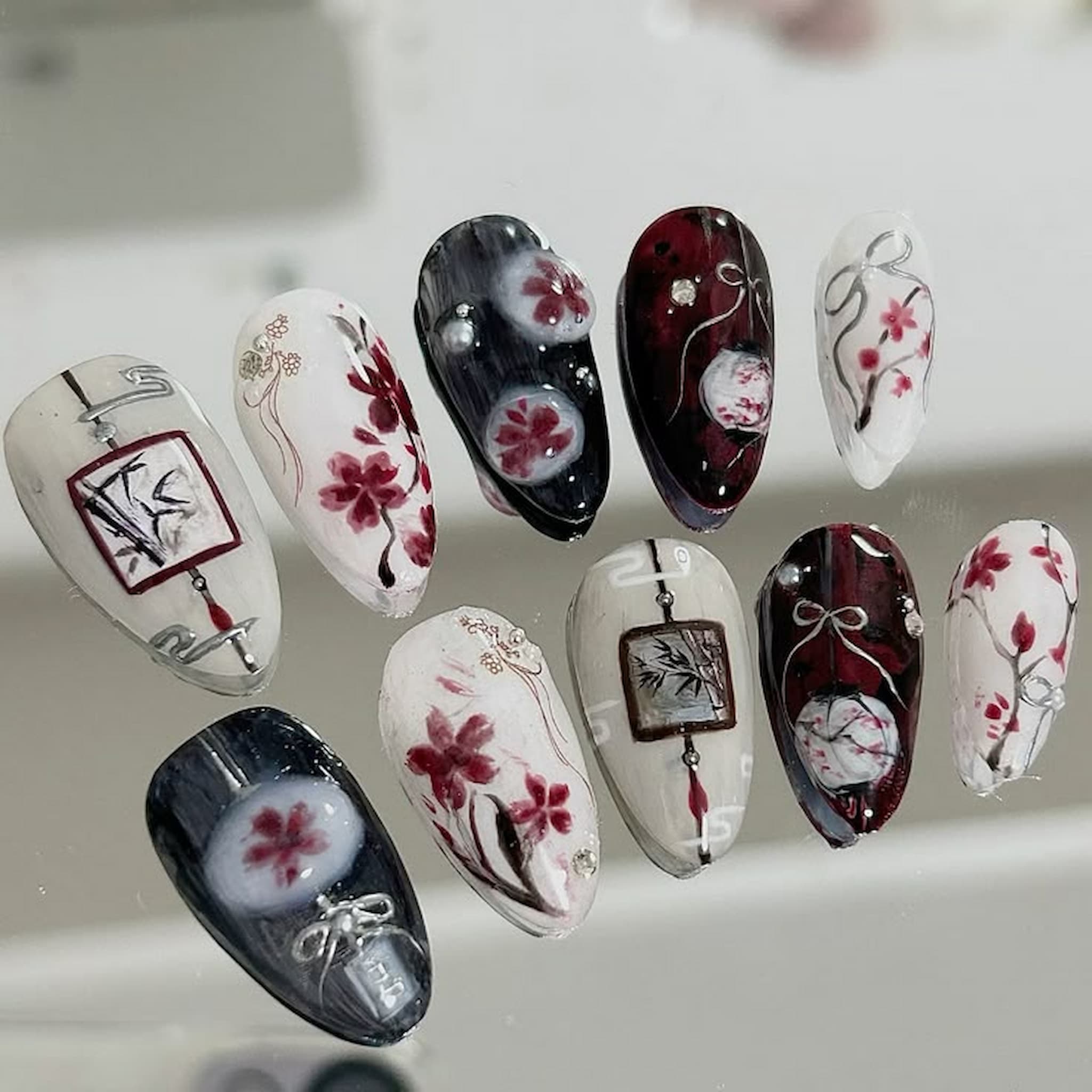 Sakura Press-on Nails