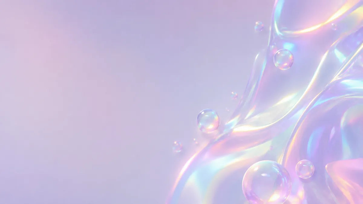 iridescent banner