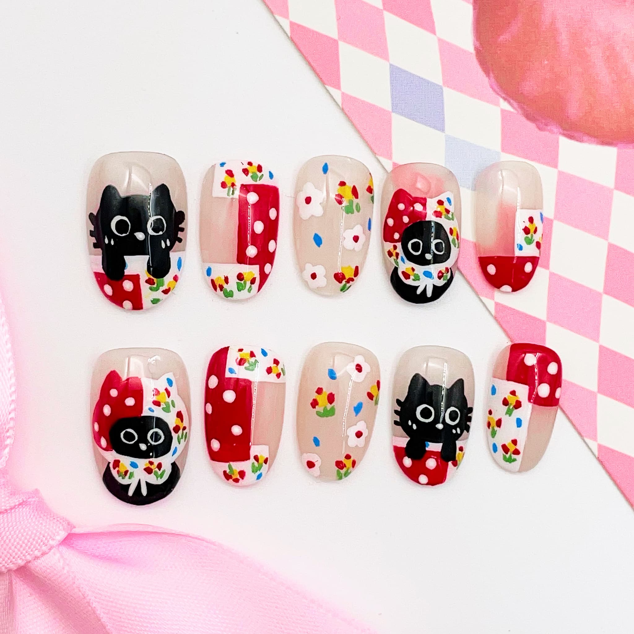 Spring Press-on Nails